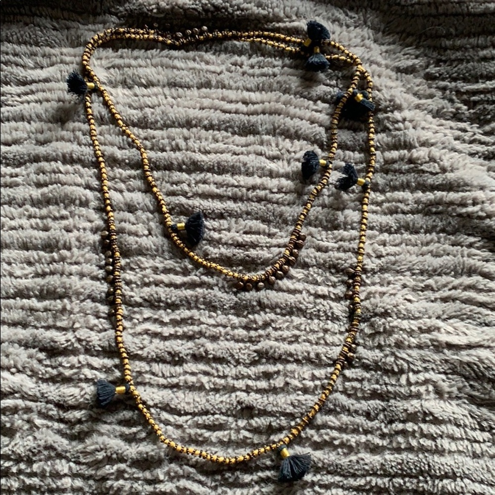 Tassel and Bead Bohemian necklace